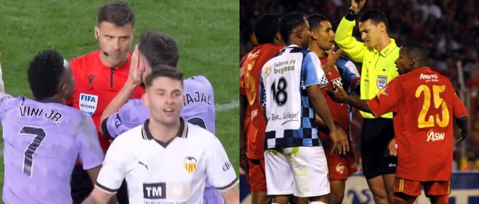 En el año 2008, Wilmar Roldán realizó una acción similar a la de Gil Manzano en el Valencia vs Real Madrid.