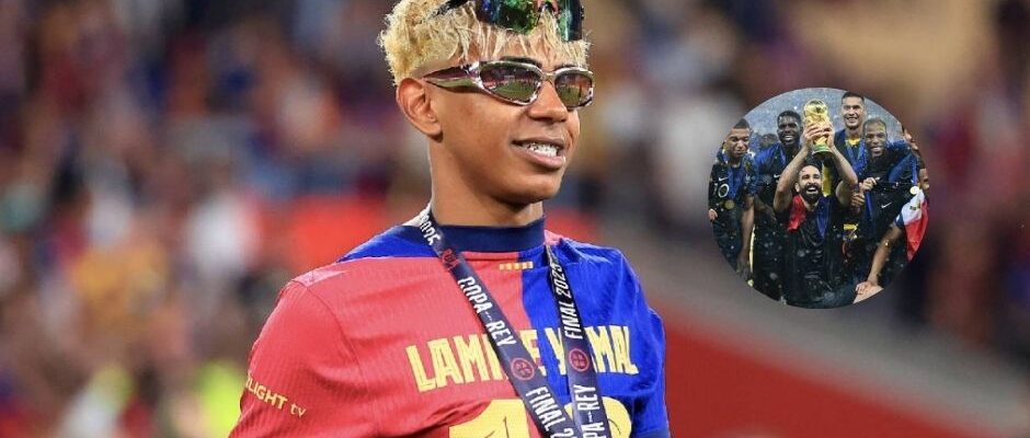 Lamine Yamal recibió una fuerte crítica desde Francia de parte de un campeón del mundo.